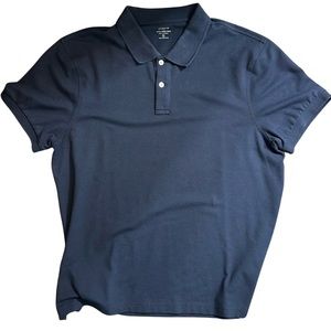J. CREW | Flex Piqué Polo | Mens | Large | Navy Blue